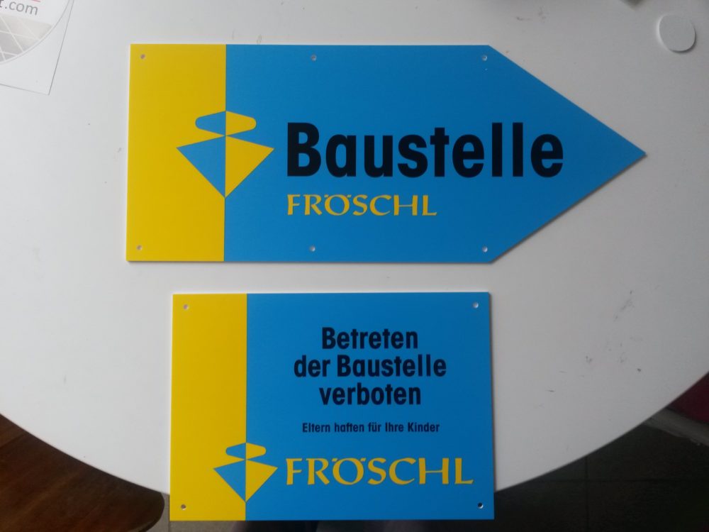 Bautafel Fröschl