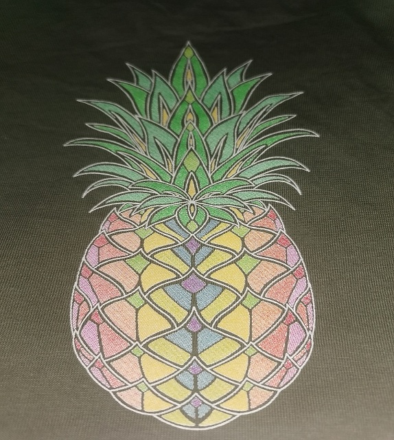 Ananas Textildruck